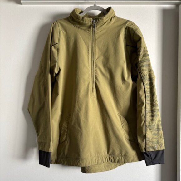 Hyperlite Green Zip Pullover Jacket Camo size M - Picture 1 of 6